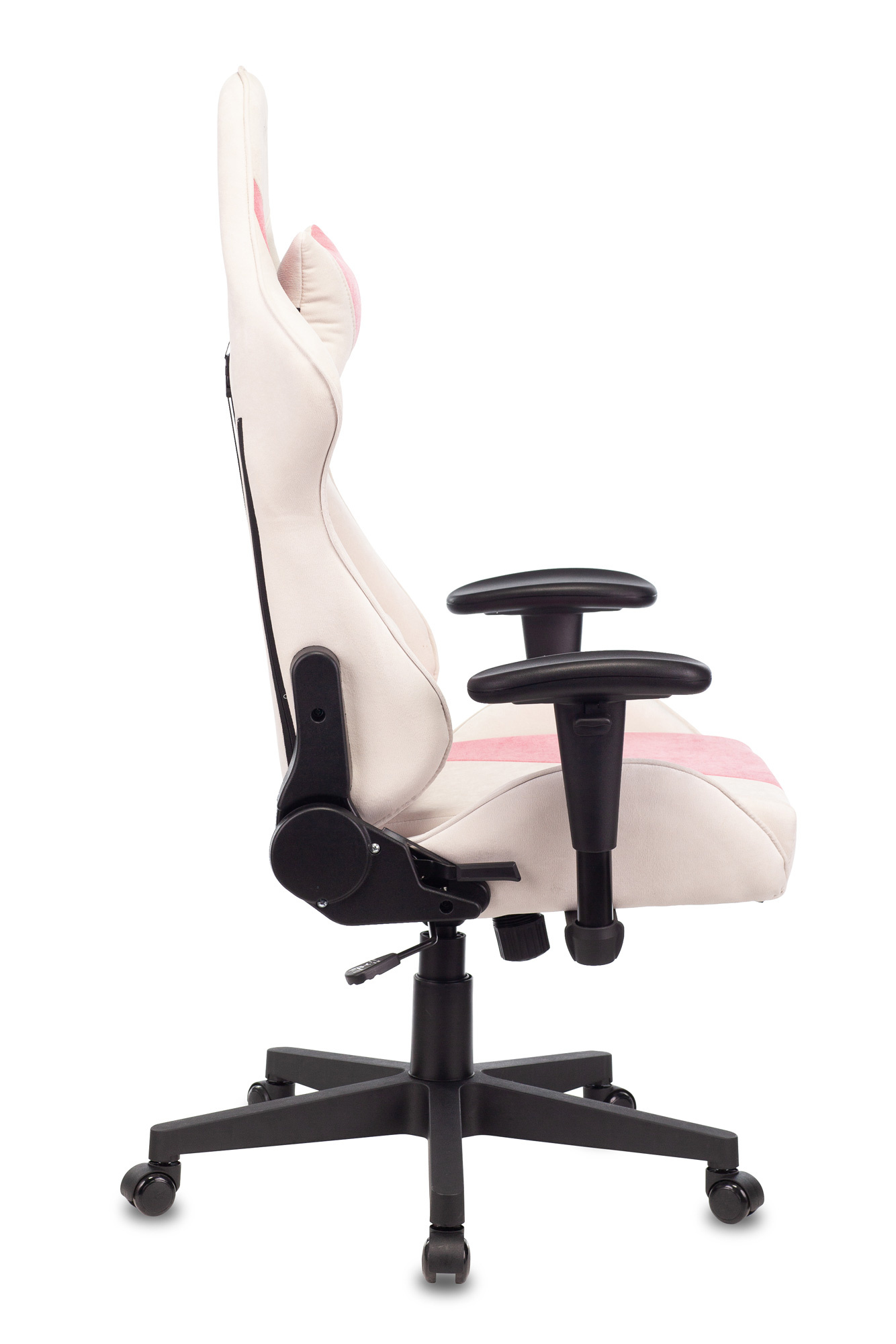 Кресло игровое Бюрократ VIKING X белый/розовый