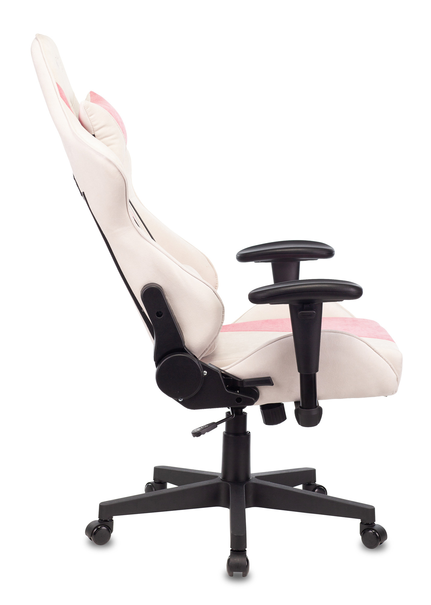 Кресло игровое Бюрократ VIKING X белый/розовый