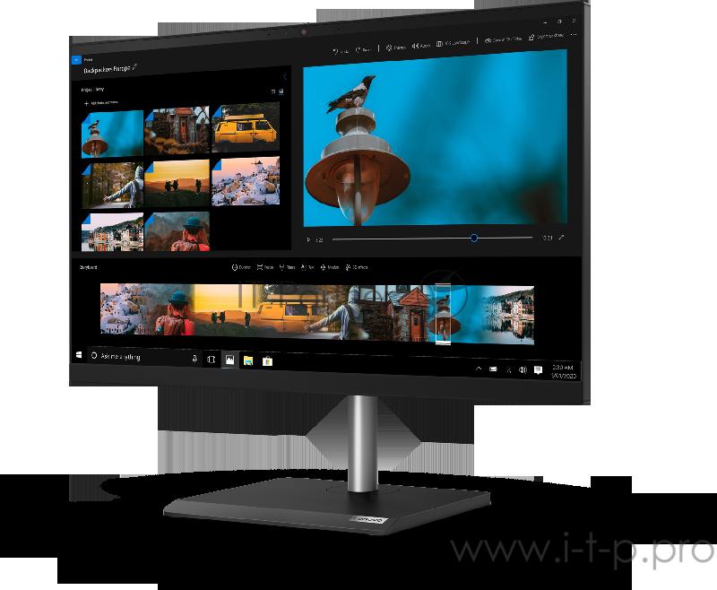 Моноблок Lenovo V50a-24IMB 23,8 i5-10400T 8GB 256GB_M.2 AMD_R625_2GB DVD±RW AC+BT USB KB&Mouse NO_OS 1Y on-site