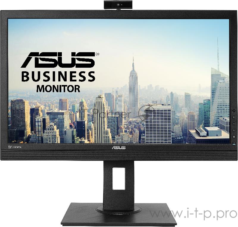 Монитор LCD 23.8 BE24DQLB ASUS BE24DQLB, 23,8 FHD (1920x1080), IPS, DP, HDMI, DVI-D, D-Sub, веб-камера с микрофонным массивом, крепеж для мини-ПК, минимизация мерцания, фильтрация синего света, сертификация TUV