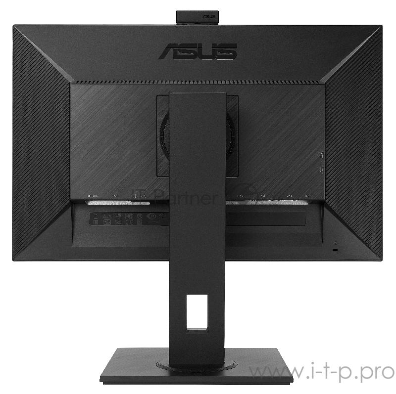 Монитор LCD 23.8 BE24DQLB ASUS BE24DQLB, 23,8 FHD (1920x1080), IPS, DP, HDMI, DVI-D, D-Sub, веб-камера с микрофонным массивом, крепеж для мини-ПК, минимизация мерцания, фильтрация синего света, сертификация TUV