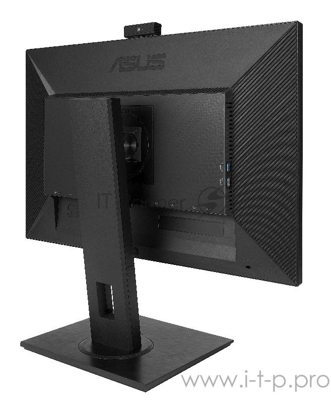 Монитор LCD 23.8 BE24DQLB ASUS BE24DQLB, 23,8 FHD (1920x1080), IPS, DP, HDMI, DVI-D, D-Sub, веб-камера с микрофонным массивом, крепеж для мини-ПК, минимизация мерцания, фильтрация синего света, сертификация TUV