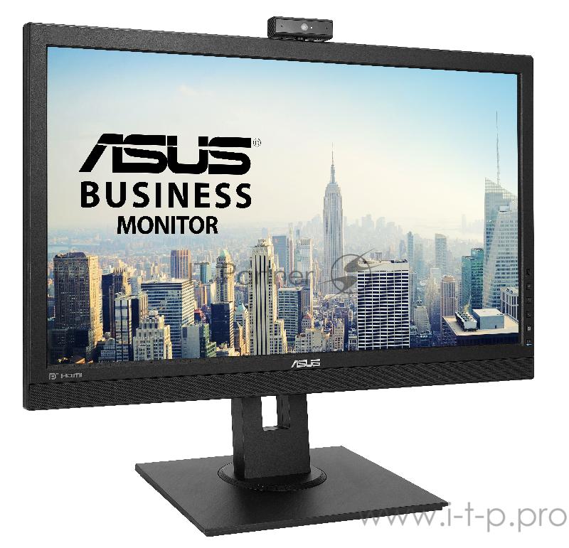 Монитор LCD 23.8 BE24DQLB ASUS BE24DQLB, 23,8 FHD (1920x1080), IPS, DP, HDMI, DVI-D, D-Sub, веб-камера с микрофонным массивом, крепеж для мини-ПК, минимизация мерцания, фильтрация синего света, сертификация TUV