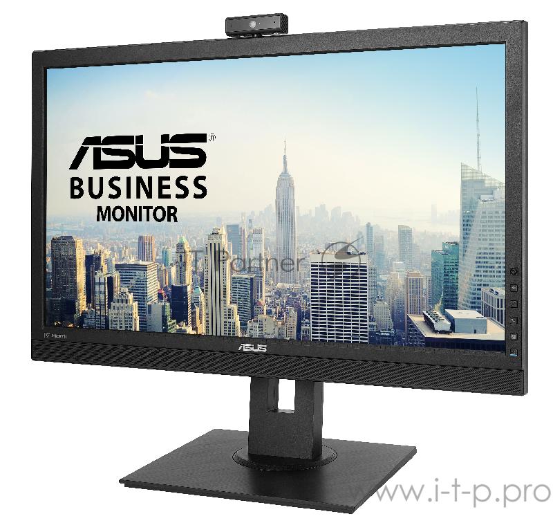 Монитор LCD 23.8 BE24DQLB ASUS BE24DQLB, 23,8 FHD (1920x1080), IPS, DP, HDMI, DVI-D, D-Sub, веб-камера с микрофонным массивом, крепеж для мини-ПК, минимизация мерцания, фильтрация синего света, сертификация TUV