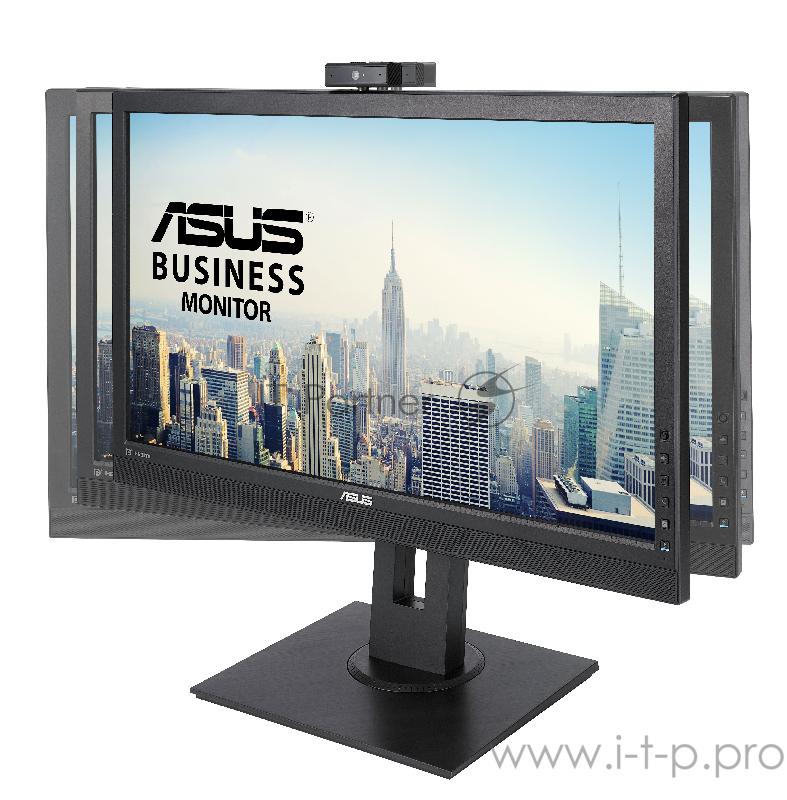 Монитор LCD 23.8 BE24DQLB ASUS BE24DQLB, 23,8 FHD (1920x1080), IPS, DP, HDMI, DVI-D, D-Sub, веб-камера с микрофонным массивом, крепеж для мини-ПК, минимизация мерцания, фильтрация синего света, сертификация TUV
