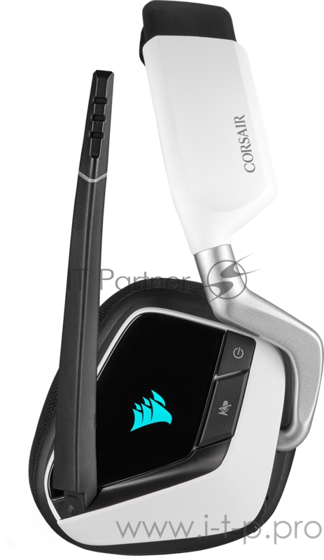 Игровая гарнитура Corsair Gaming™ VOID RGB ELITE Wireless Premium Gaming Headset with 7.1 Surround Sound, White Игровая гарнитура Corsair Gaming™ VOID RGB ELITE Wireless Premium Gaming Headset with 7.1 Surround Sound, White