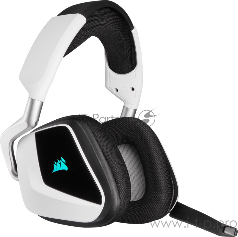 Игровая гарнитура Corsair Gaming™ VOID RGB ELITE Wireless Premium Gaming Headset with 7.1 Surround Sound, White Игровая гарнитура Corsair Gaming™ VOID RGB ELITE Wireless Premium Gaming Headset with 7.1 Surround Sound, White