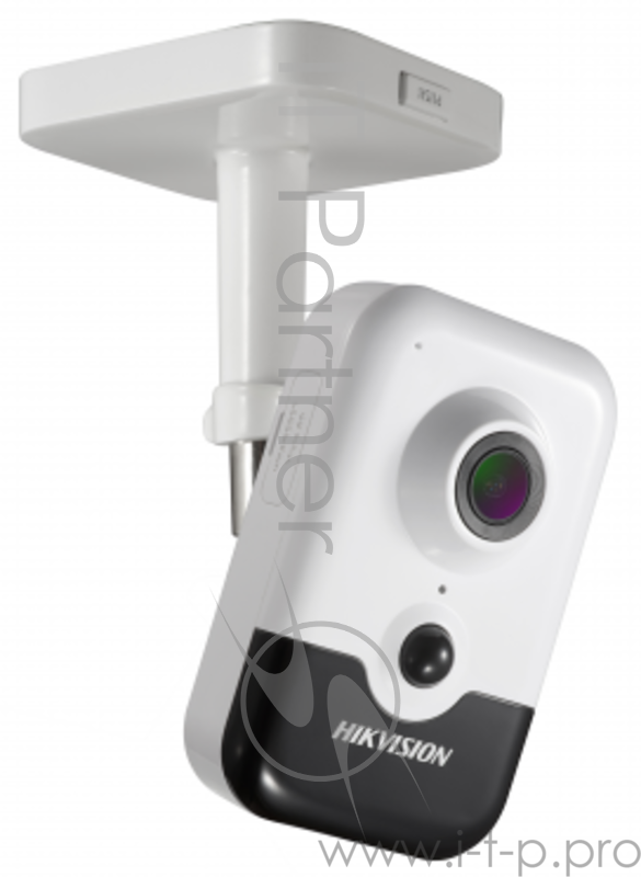 Hikvision DS-2CD2443G0-IW(2.8mm)(W) 4Мп компактная IP-камера с W-Fi и EXIR-подсветкой до 10м 1/3 Progressive Scan CMOS объектив 2.8мм угол обзора 98° механический ИК-фильтр 0.01лк@F1.2 сжатие