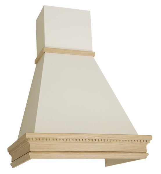 Вытяжка каминная Elikor Вилла Луизиана 60П-650-П3Л бежевый/дуб рустика управление: ползунковое (1 мо