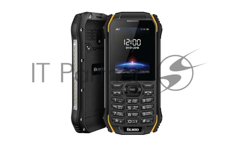 Мобильный телефон OLMIO X05 (черный-желтый)