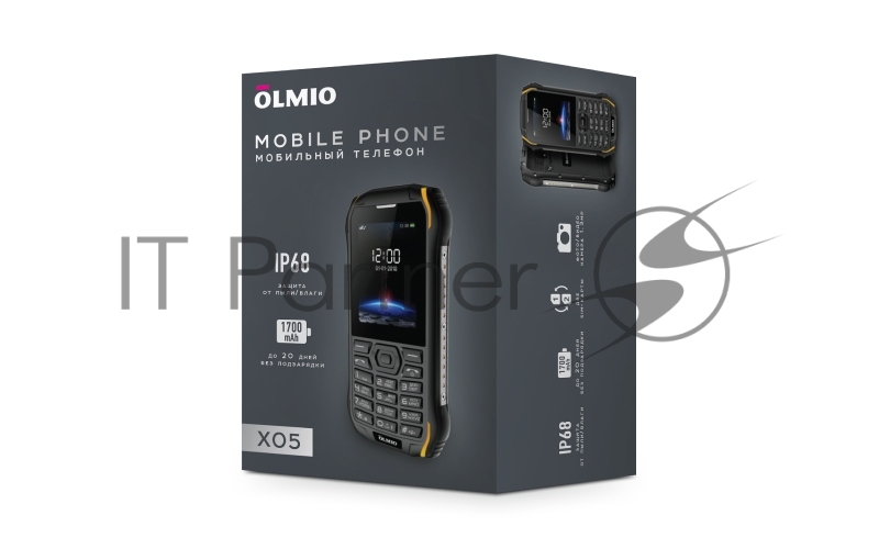 Мобильный телефон OLMIO X05 (черный-желтый)