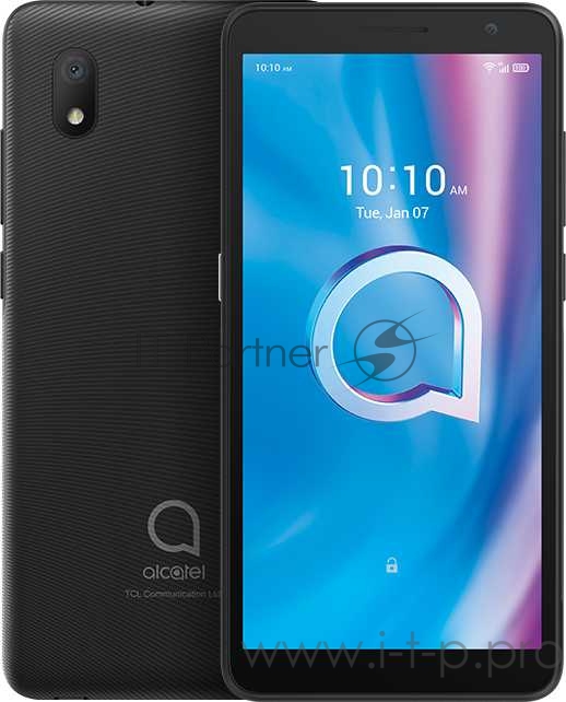 Смартфон Alcatel 5002H 1B 32Gb 2Gb черный моноблок 3G 4G 2Sim 5.5 720x1440 Android Go 8Mpix 802.11 b/g/n GPS GSM900/1800 GSM1900 TouchSc MP3 A-GPS microSD max128Gb