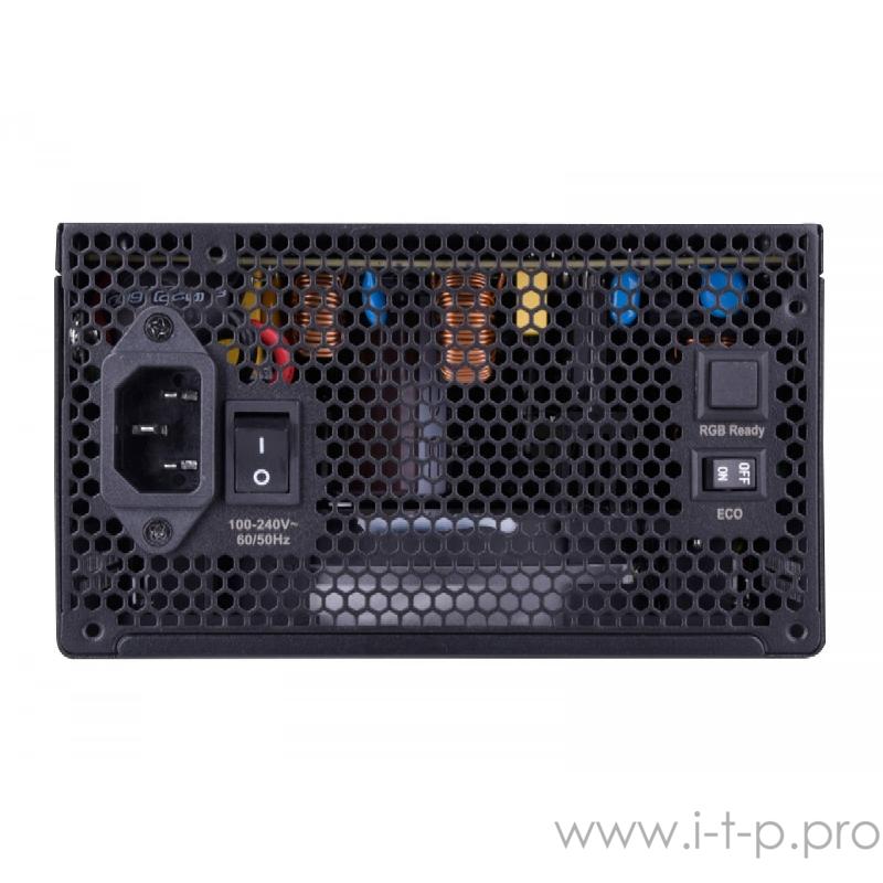Блок питания 750 Ватт Super Flower Power Supply Leadex III Gold ARGB, 750W, ATX, 130mm, 9xSATA, 6xPCI-E(6+2), APFC, 80+ Gold, Full Modular