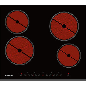 Варочная поверхность Hyundai HHE 6450 BG черный