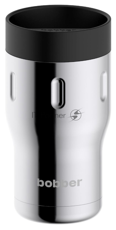 Термокружка Bobber Tumbler-350 0.35л. серебристый тубус (TUMBLER-350/GLOSSY)