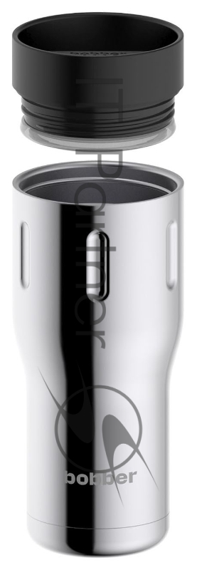 Термокружка Bobber Tumbler-470 0.47л. серебристый тубус (TUMBLER-470/GLOSSY)