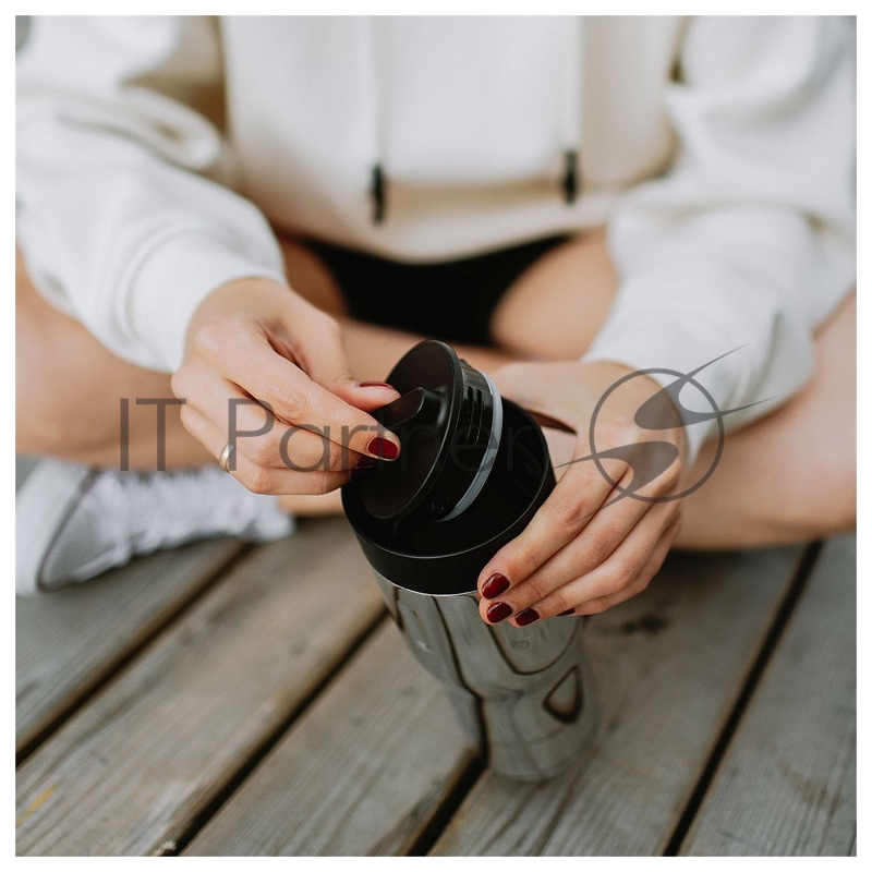 Термокружка Bobber Tumbler-470 0.47л. серебристый тубус (TUMBLER-470/GLOSSY)