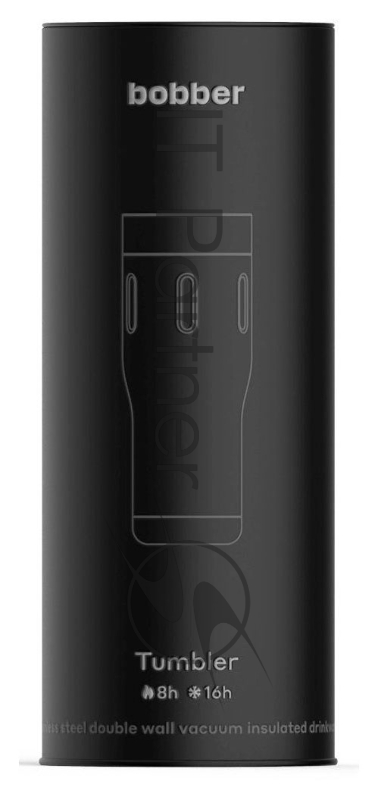 Термокружка Bobber Tumbler-470 0.47л. черный тубус (TUMBLER-470/BLA)