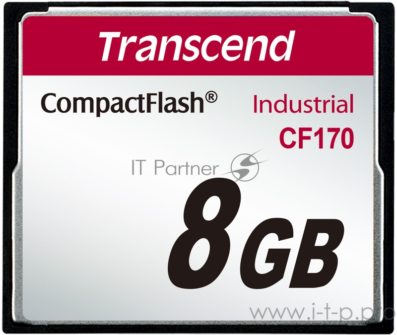 Карта памяти Transcend 8GB, CF Card, MLC, Embedded