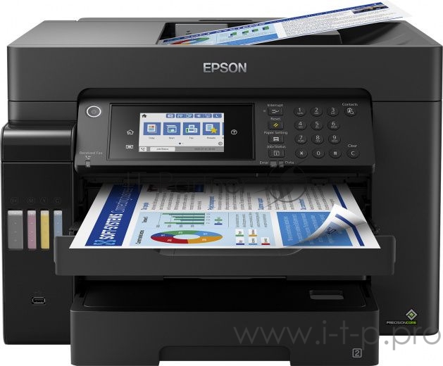 МФУ струйный Epson L15160 (C11CH71404) A3 Duplex Net WiFi USB RJ-45 черный