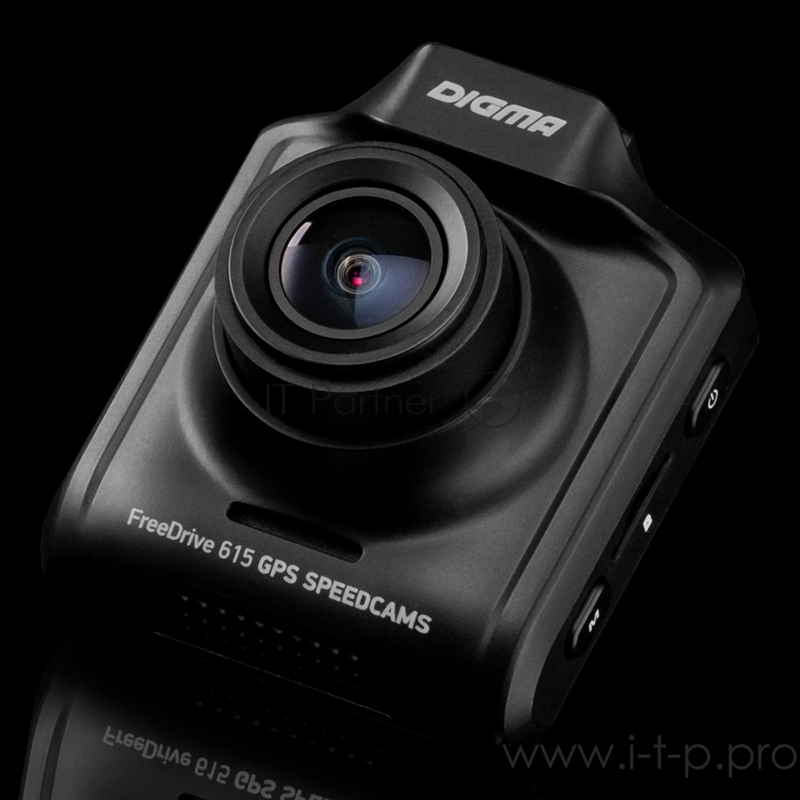 Видеорегистратор Digma FreeDrive 615 GPS Speedcams черный 2Mpix 1080x1920 1080p 150гр. GPS GP5168