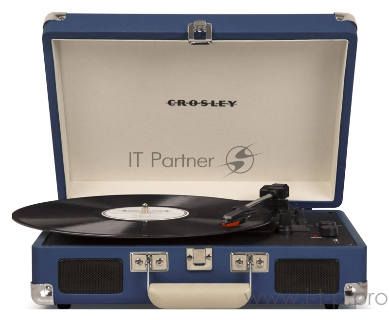 Проигрыватель винила Crosley Cruiser Deluxe частично автоматический синий