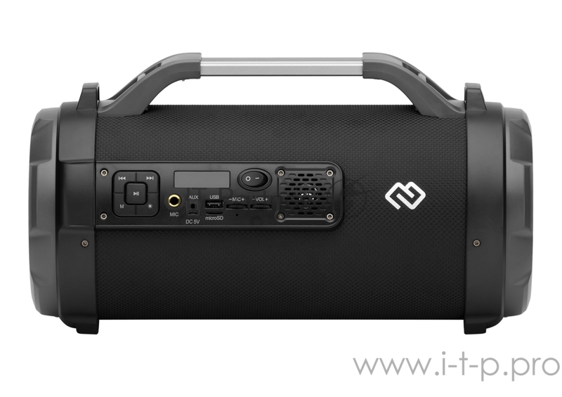 Колонка порт. Digma S-23 черный 18W 1.0 BT 10м 1800mAh (SP2318B)