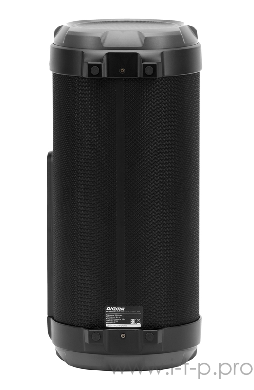 Колонка порт. Digma S-23 черный 18W 1.0 BT 10м 1800mAh (SP2318B)