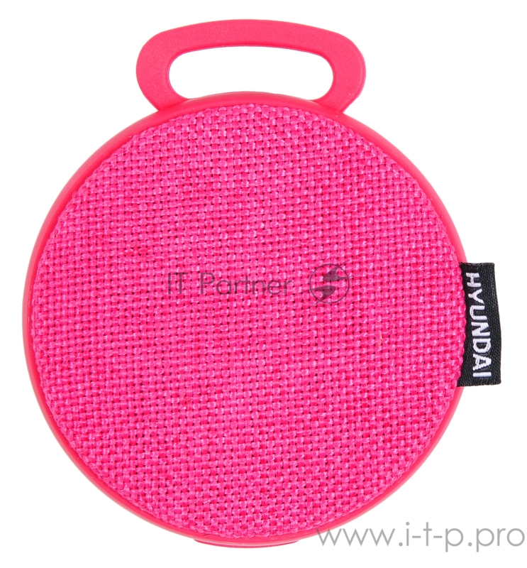 Колонка порт. Hyundai H-PAC150 красный 3W 1.0 BT/3.5Jack/USB 10м 300mAh