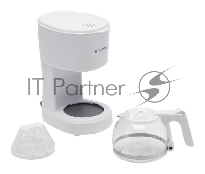 Кофеварка капельная Starwind STD0611 600Вт белый