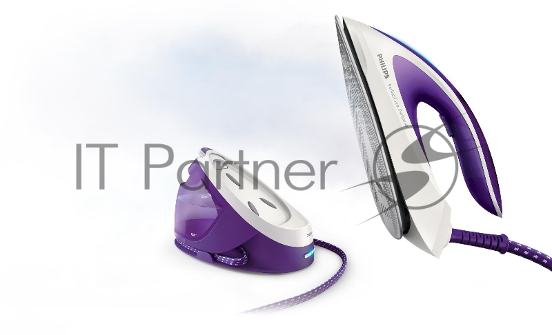 Парогенератор Philips Парогенератор Philips/ Парогенератор, максимальное давление насоса 6,5 бар, мощность 2600 Вт, паровой удар до 450 г, постоянная подача пара до 120г/мин, резервуар 1.8 л, система очистки от накипи Smart Calc Clean, подошва SteamG