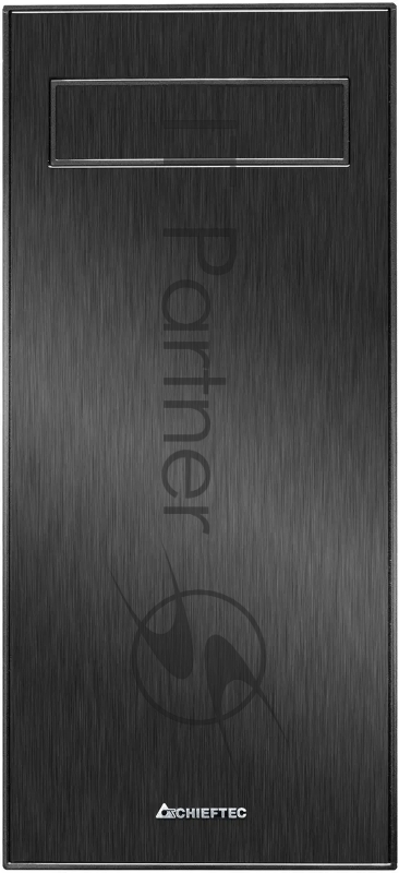 Корпус CHIEFTEC HAWK AL-02B-TG-OP без БП, боковая панель из закаленного стекла, черный, ATX