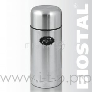 Термос БИОСТАЛЬ NT-1200 1,2л.(с широкой горловиной, суповой 1.2 л.)