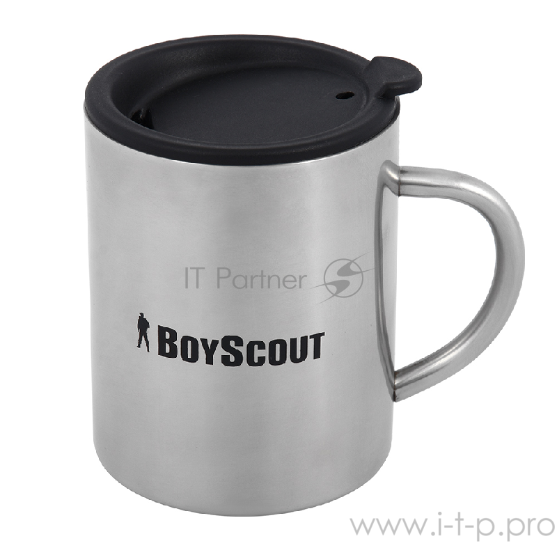 Термокружка BOYSCOUT с крышкой, нержавеющая сталь, 360 мл