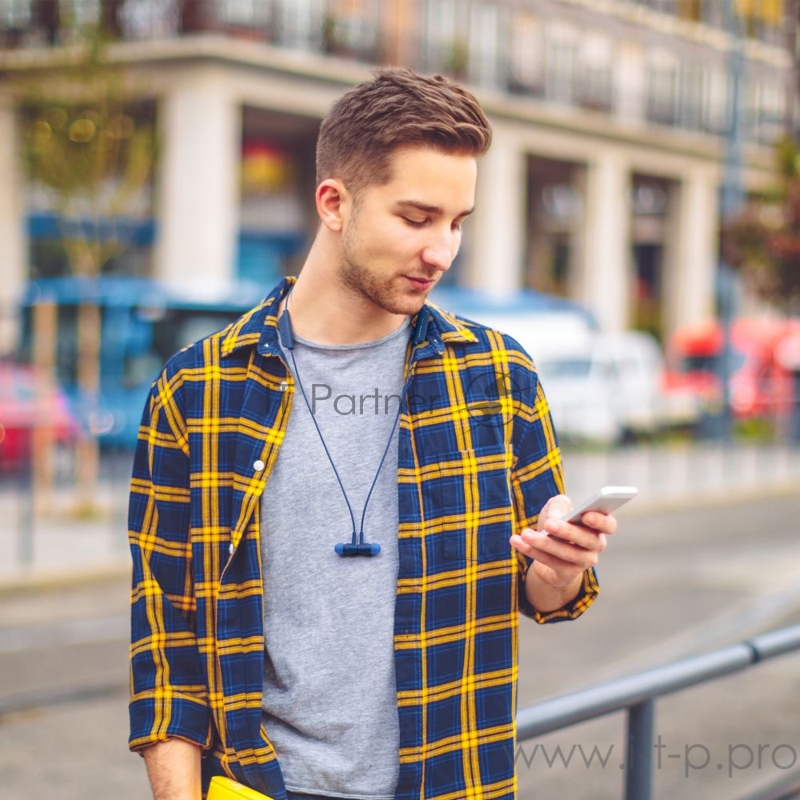 Гарнитура накладные Audio-Technica ATH-CLR100BT синий беспроводные bluetooth в ушной раковине (80000912)