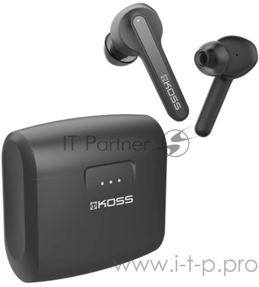 Гарнитура вкладыши Koss TWS150i черный беспроводные bluetooth в ушной раковине (80001060)