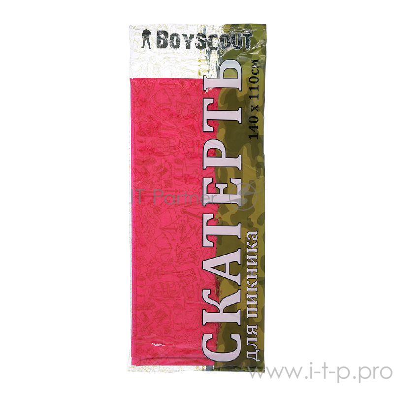 Скатерть BOYSCOUT 61709 для пикника 140x110 см, спандбонд (5 цветов) /80