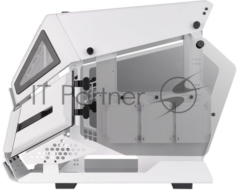 Корпус без блока питания AH T200 Snow/White/Win/SPCC/5mm Tempered Glass*2