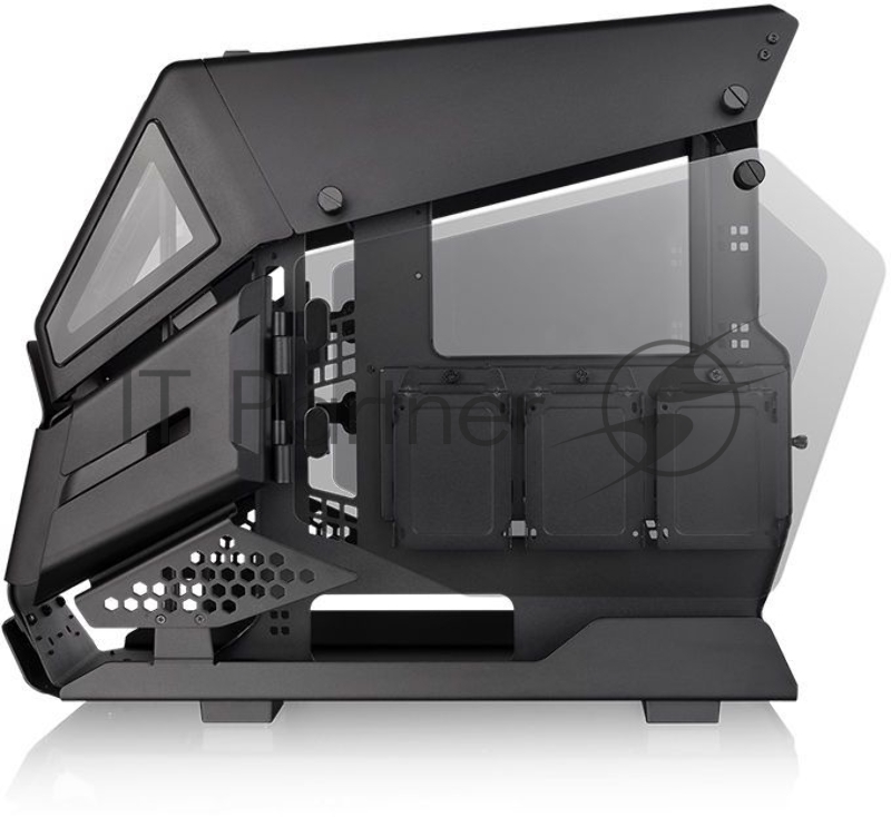 Корпус без блока питания AH T200/Black/Win/SPCC/5mm Tempered Glass*2