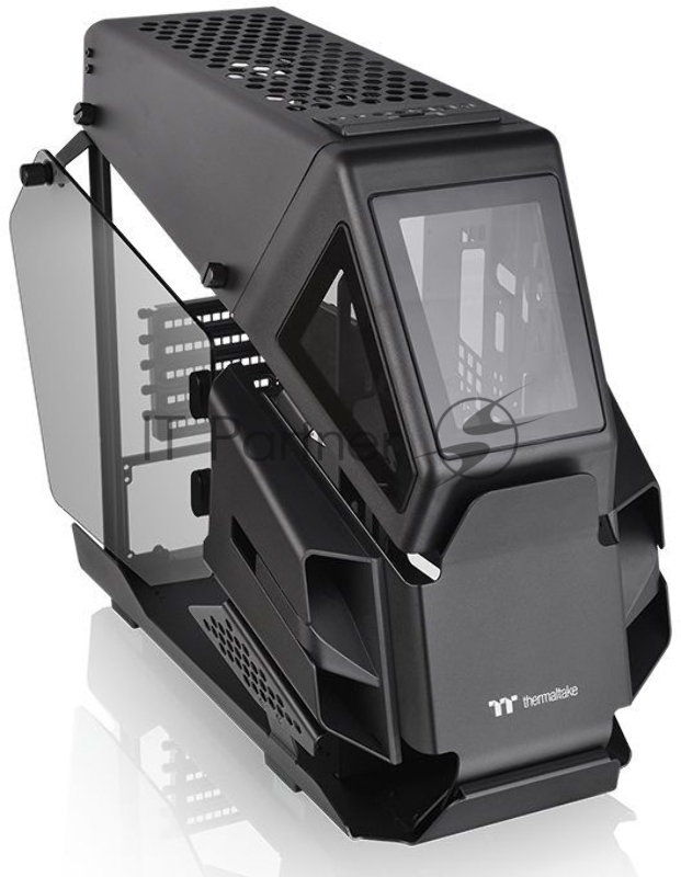 Корпус без блока питания AH T200/Black/Win/SPCC/5mm Tempered Glass*2