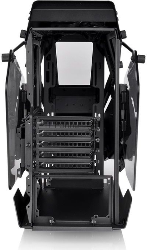 Корпус без блока питания AH T200/Black/Win/SPCC/5mm Tempered Glass*2