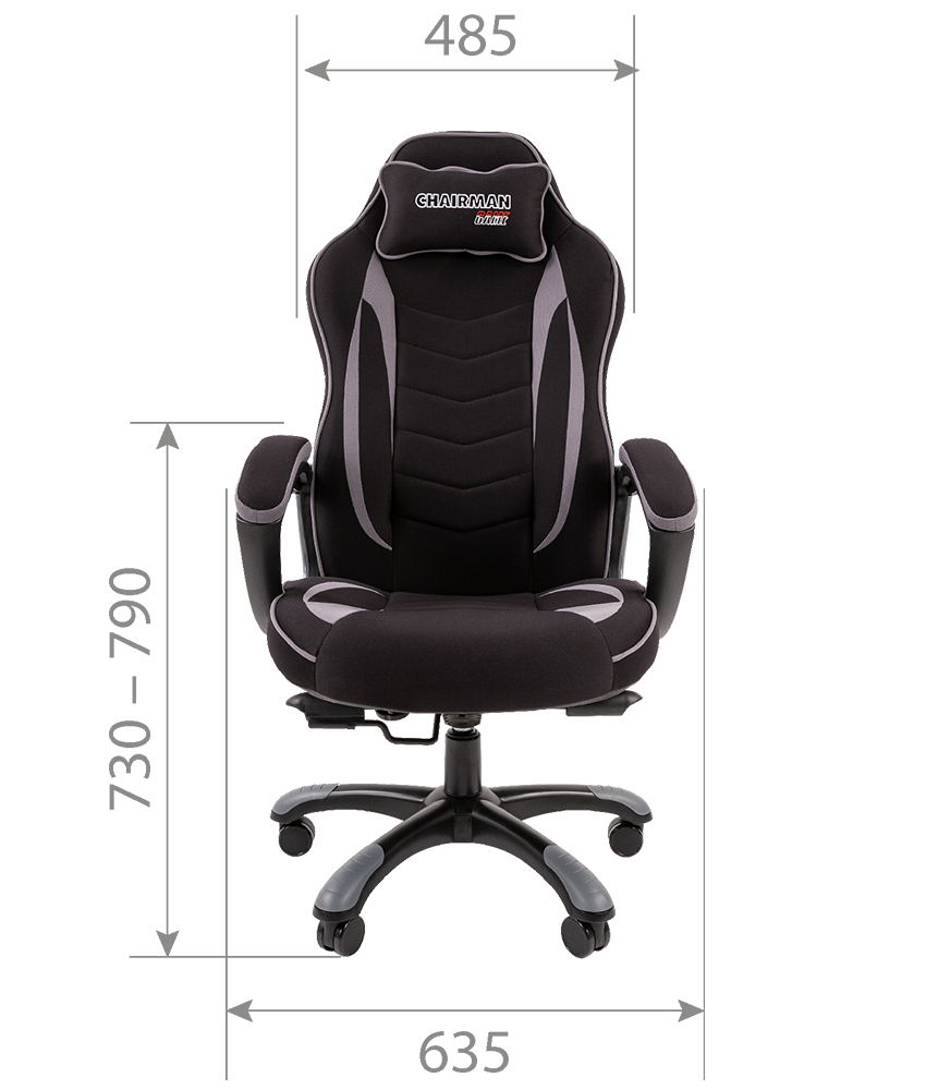 Игровое кресло Chairman game 28 чёрное/красное (ткань, пластик, газпатрон 3 кл, ролики, механизм качания)