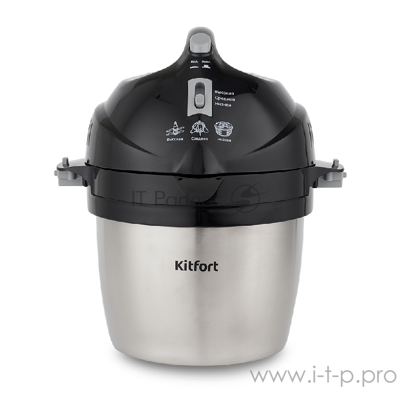 Измельчитель 3 в 1 КТ-1396. Измельчитель Kitfort КТ-1396 быстро измельчает мясо, твердый сыр, овощи, травы, чеснок, ягоды и многое другое. Двойной нож измельчает продукты практически по всей высоте чаши.Легкая и вместительная чаша измельчителя сделан