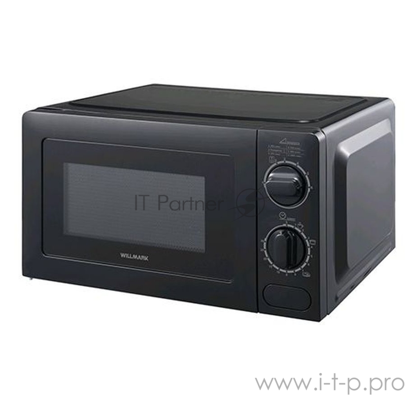 Микроволновая печь WILLMARK WMO-25V5MB (20л, 700Вт, механическая ПУ, кнопка д/открыв. , черная)