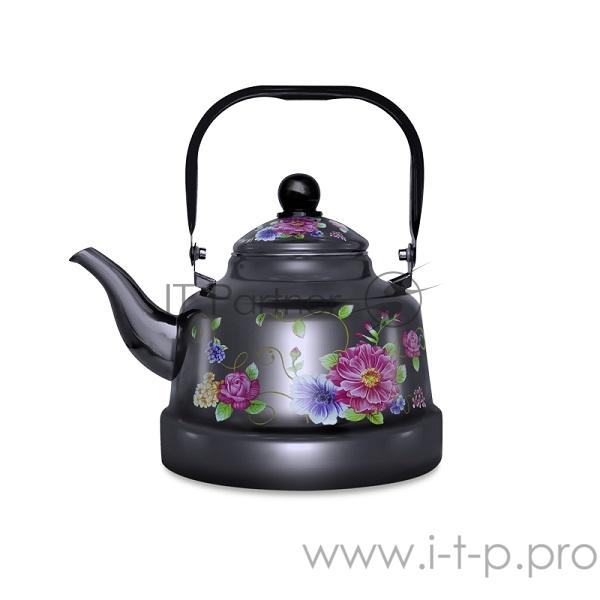 Чайник LARA LR00-32 (эмаль) 3.3л, глянец, складная ручка, 3 слойное покрытие, индукционное дно