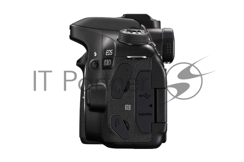 Фотоаппарат Canon EOS 80D Body (24.2Мп, ЖК 3.0, SDXC), черный
