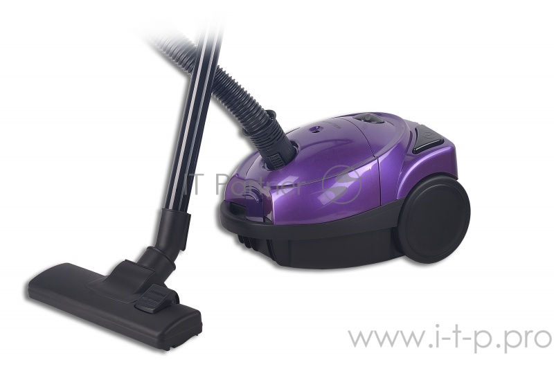 Пылесос WILLMARK VC-1862DB (мешок для сбора пыли, 1800Вт, мощ.всас. 360Вт, пластик.труба)Фиолетовый