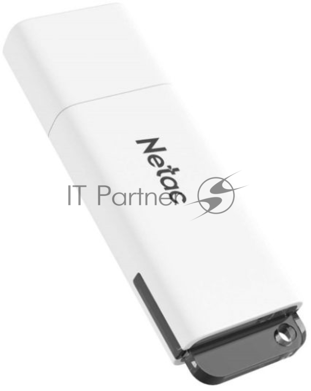 Флеш Диск Netac U185 8Gb <NT03U185N-008G-20WH>, USB2.0, с колпачком, пластиковая белая
