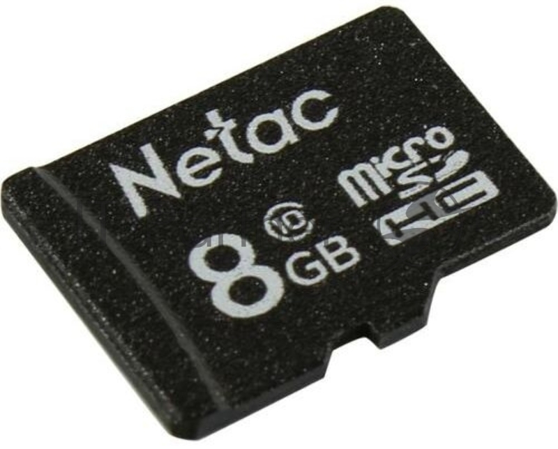 Флеш карта microSDHC 8GB Netac P500 <NT02P500STN-008G-S> (без SD адаптера) 80MB/s