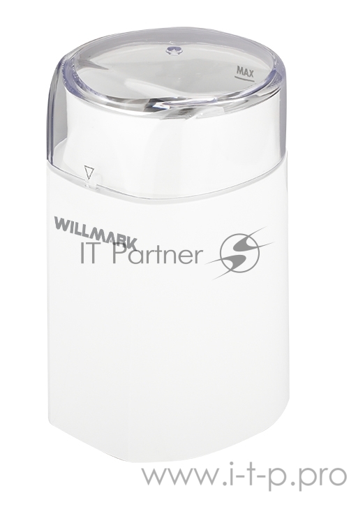 Кофемолка WILLMARK WCG-215 (180Вт, 60г., ротационный нож, цвета) (Белый)